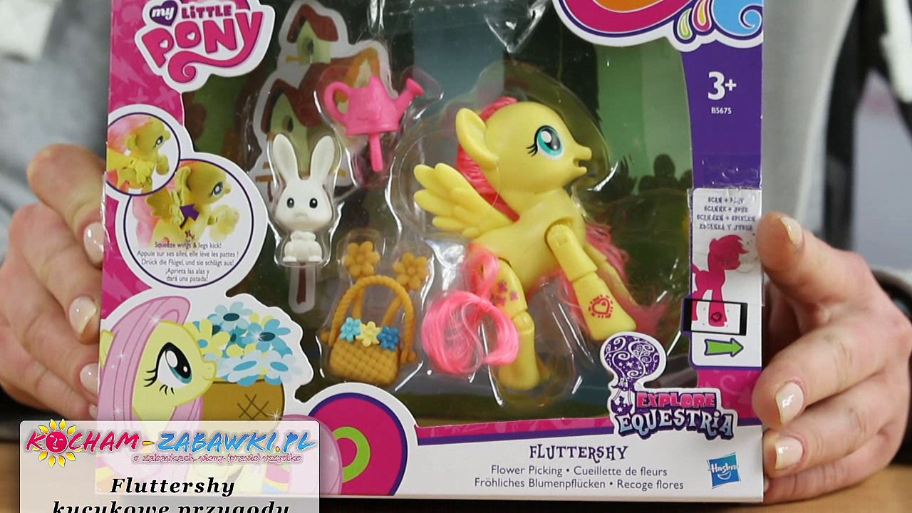 Hasbro - My Little Pony - Fluttershy Podlewająca Kwiaty! - Kucykowe Przygody - B5675 B3602