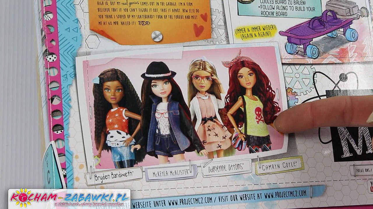 Zapf Creation - Eksperyment z lalką - Project Mc2 - Camryns Skateboard - 537601 - Recenzja