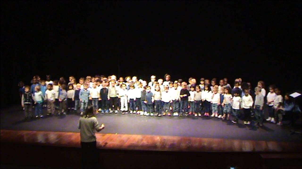 Ecole en choeur Académie de Créteil Ecole maternelle Les Coloriades Bailly-Romainvilliers Chorale des grenouilles PS-MS