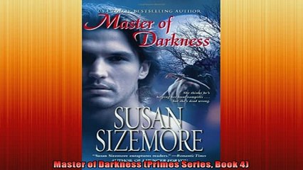 READ book  Master of Darkness Primes Series Book 4  FREE BOOOK ONLINE