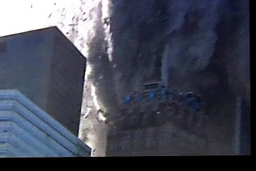 9/11 WTC Collapse - Visible Core Columns