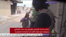 الجزيرة مباشر ترصد الأوضاع في مخيم حندرات الذي استعادته قوات المعارضة السورية
