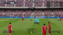 FIFA 16 - DAVID ALABA 39 YARD FREE KICK