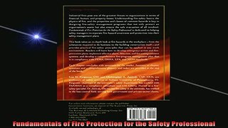 DOWNLOAD FREE Ebooks  Fundamentals of Fire Protection for the Safety Professional Full Free