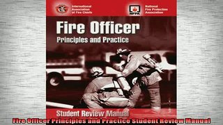 READ book  Fire Officer Principles and Practice Student Review Manual Full Free
