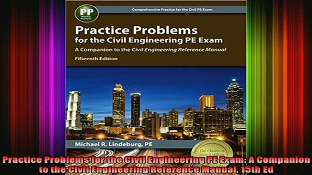 READ book Practice Problems for the Civil Engineering PE Exam A Companion to the Civil Engineering Full Free