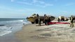 United Sates Marines Corps - US Marines Massive Beach Landing Helped By Several Landing Craft Air Cushion (LCAC)