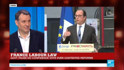 France labour law: "Many socialists already acting as if Hollande is gone" Bruno Cautrès