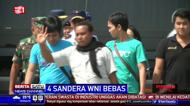 4 WNI Sandera Abu Sayyaf Tiba di Tanah Air