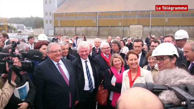 Brest. Ségolène Royal inaugure la seconde hydrolienne du parc pilote d'EDF