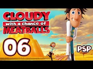 Cloudy With A Chance Of Meatballs Walkthrough Part 6 (PSP) World 3 ~ Level 3, 4 & 5