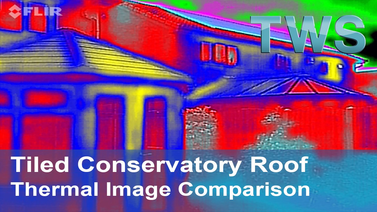 Tiled Conservatory Roof - Thermal Efficiency - Using Thermal Camera
