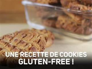 Des cookies au beurre de cacahuète sans gluten en 60s