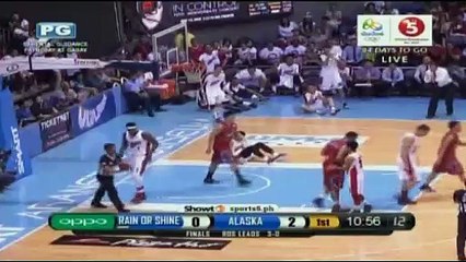 RAIN OR SHINE VS ALASKA  MAY 13 2016 1ST QTR FINALS GAME 4