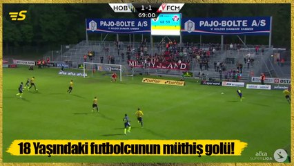 18'lik futbolcudan enfes gol