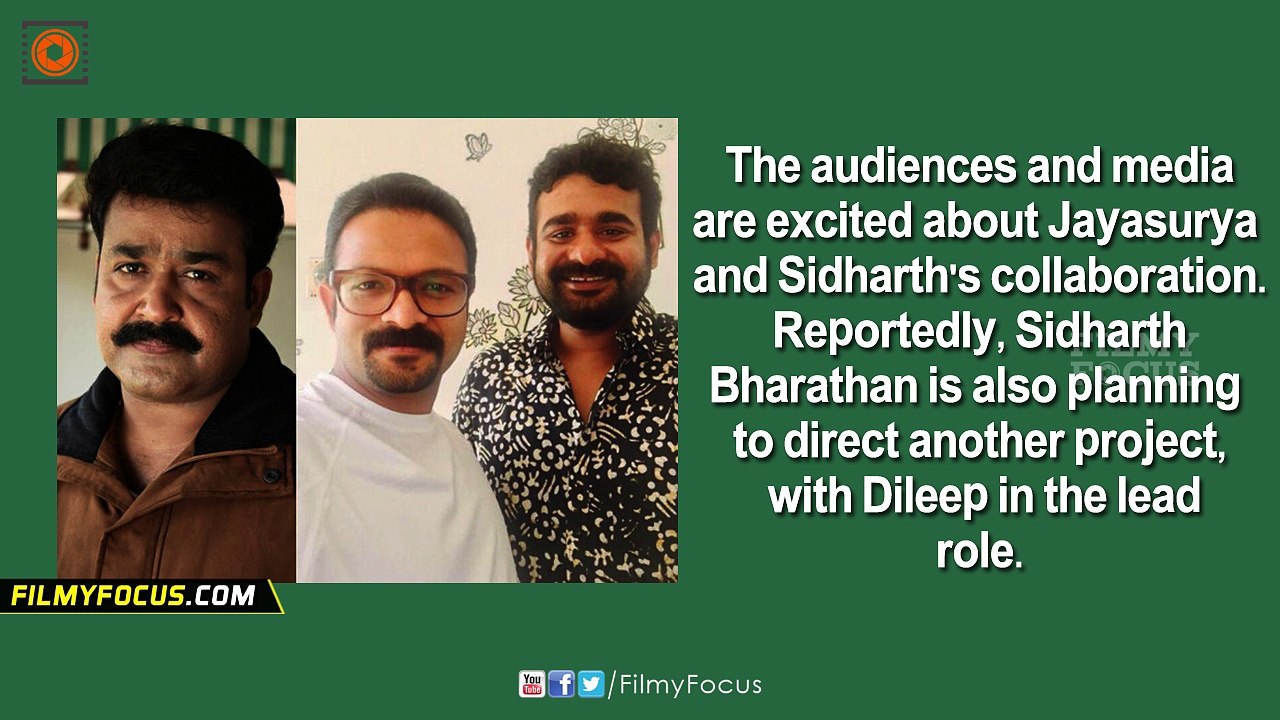 Mohanlal Project Shelved, Sidharth Bharathan With Jayasurya - Filmyfocus.com