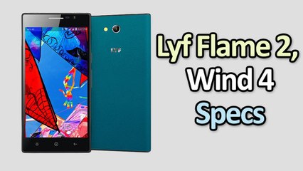 Lyf Flame 2, Wind 4 With VoLTE Support Smartphones Launched Specifications and More GF