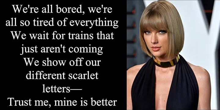Taylor Swift - New Romantics (Lyrics)