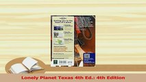 Read  Lonely Planet Texas 4th Ed 4th Edition PDF Online
