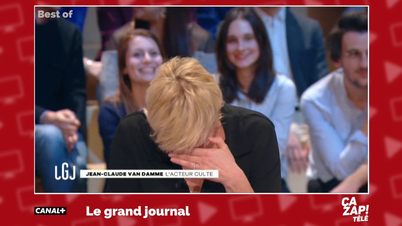 Fou rire général dans le Grand Journal pendant une interview de Jean-Claude Van Damme !