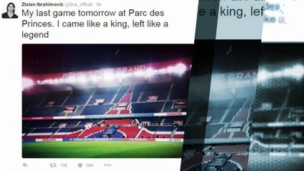 Zlatan Ibrahimovic announces departure from PSG