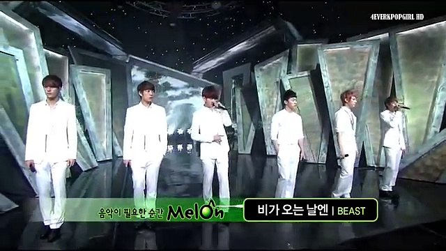 HD - 110619 「 BEAST - B2ST - On Rainy Days (Goodbye Stage) 」 Live Performance - June 19, 2011 (1)