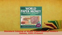 Read  Standard Catalog of World Paper Money Modern Issues 1961Present Ebook Free