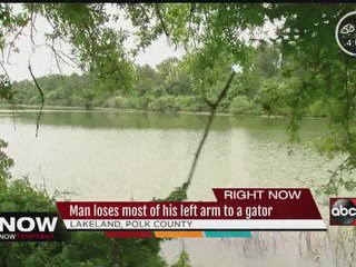 Man running from Lakeland police gets arm bitten off by gator
