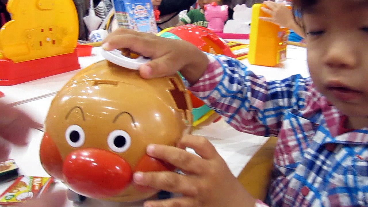 Anpanman toys soft Anpanman No. puzzle アンパンマン おもちゃ やわらかアンパンマン号パズル