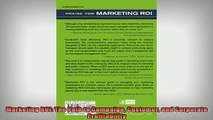 READ book  Marketing ROI The Path to Campaign Customer and Corporate Profitability Online Free