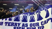 Chelsea supporters protest against John Terry not offered a contract extension