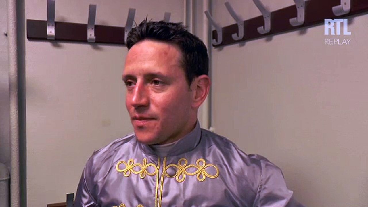 Grégory Benoist présente Zelzal, le 4 dans la Poule d'Essai des Poulains