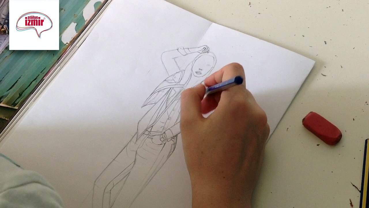 Moda Tasarım Stilistlik - Kadın Moda Figürü Çizimi