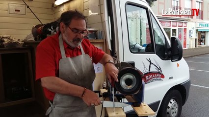 Leçon d'affûtage avec un professionnel itinérant