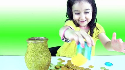 Sürpriz Oyuncaklı Dev Altın Küp Açımı