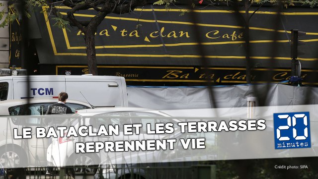 Attentats de Paris: Six mois après, le Bataclan et les terrasses reprennent vie