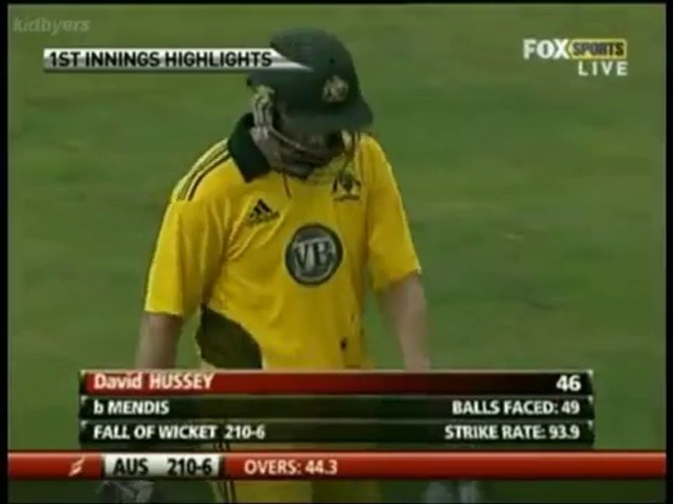 Lasith Malinga's 3rd Hat-Trick in ODI Cricket vs Australia 2011