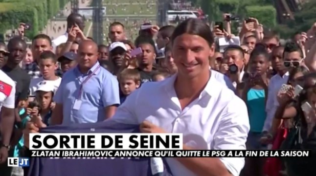 Zlatan Ibrahimovic quitte le PSG ! - Zapping Actu de la semaine du 14/05/2016 par le zapping