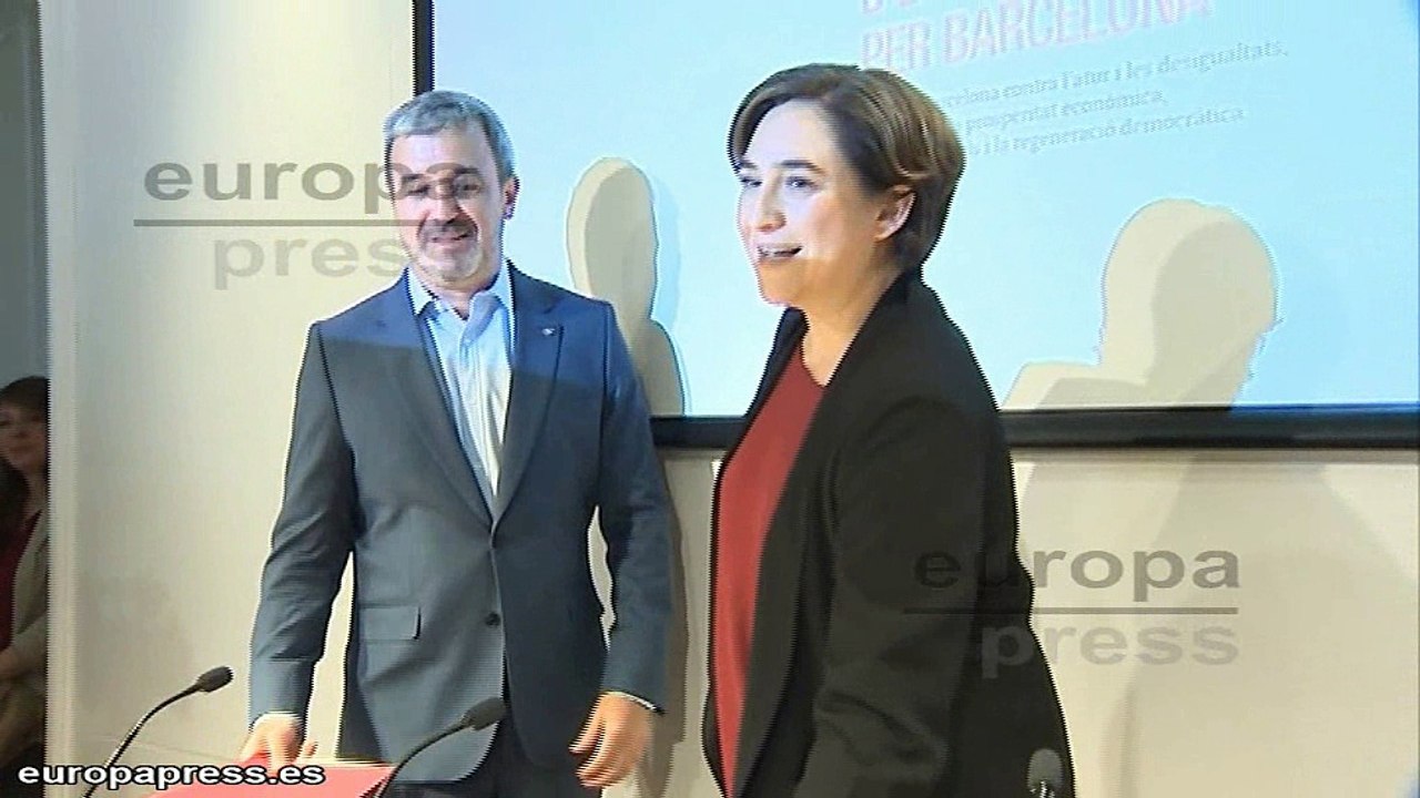 Colau y Collboni firman preacuerdo de Gobierno