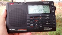 Tecsun PL 660 - Rádio Vaticano 13765 khz em 22 metros (Ondas curtas)
