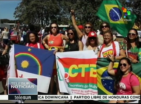 Brasil: movimientos sociales rechazan impeachment contra Rousseff