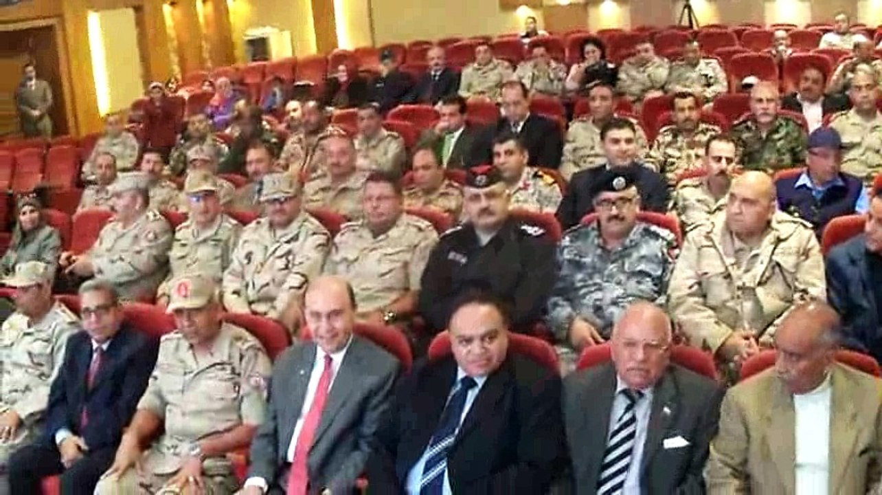 زيارة وفد اكاديمية ناصر العسكرية لقناة السويس الجديدة ديسمبر2014