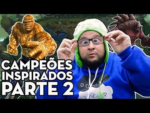 CURIOSOS DO LOL - INSPIRAÇÕES DOS CAMPEÕES DO LOL #2