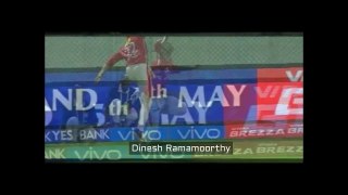 Gurkeerat Singh Mann's Good Catch - MI Vs KXIP - IPL 2016 Highlights - Match 43 Images