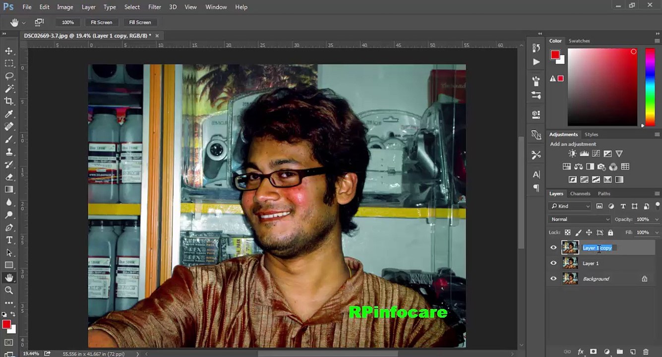 Frequency Separation Retouching in Photoshop
