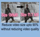 how to reduce video file size without losing quality in Urdu