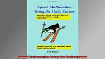 READ book  Speed Mathematics Using the Vedic System  BOOK ONLINE