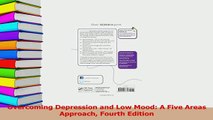 Read  Overcoming Depression and Low Mood A Five Areas Approach Fourth Edition Ebook Free