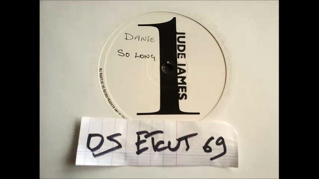 Dante - So Long(RIP ETCUT)WHITE LABEL REC 85