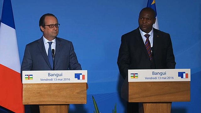 Conférence de presse conjointe avec Faustin Archange Touadera